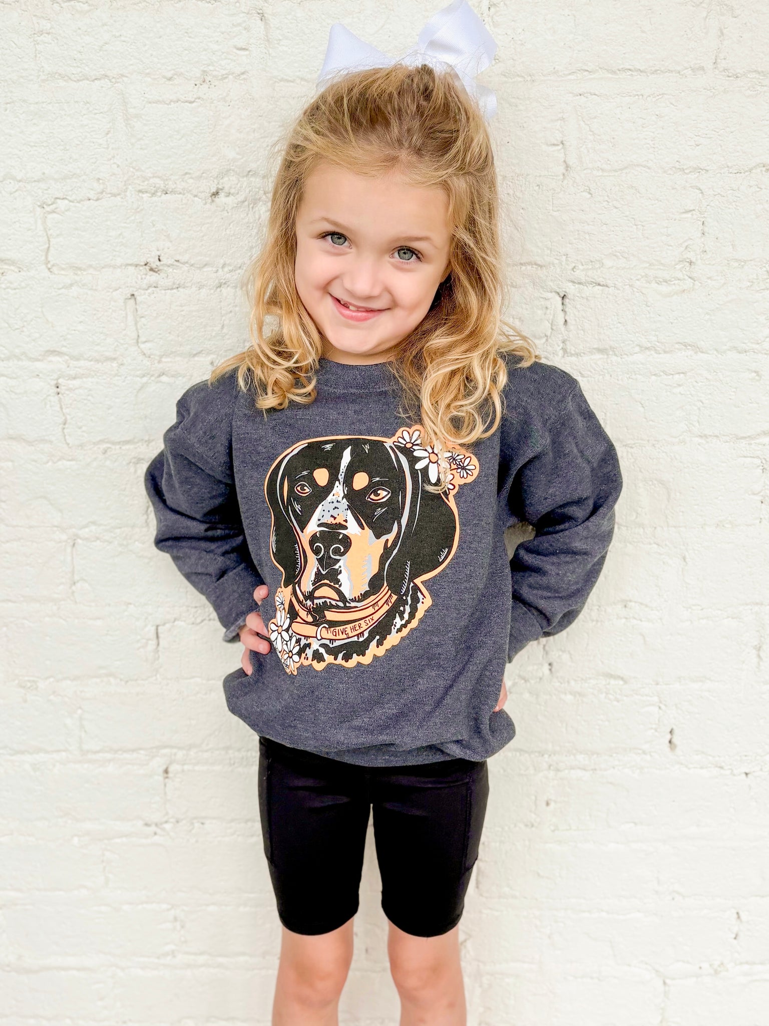 Kids: Dog and Daisy Sweatshirt