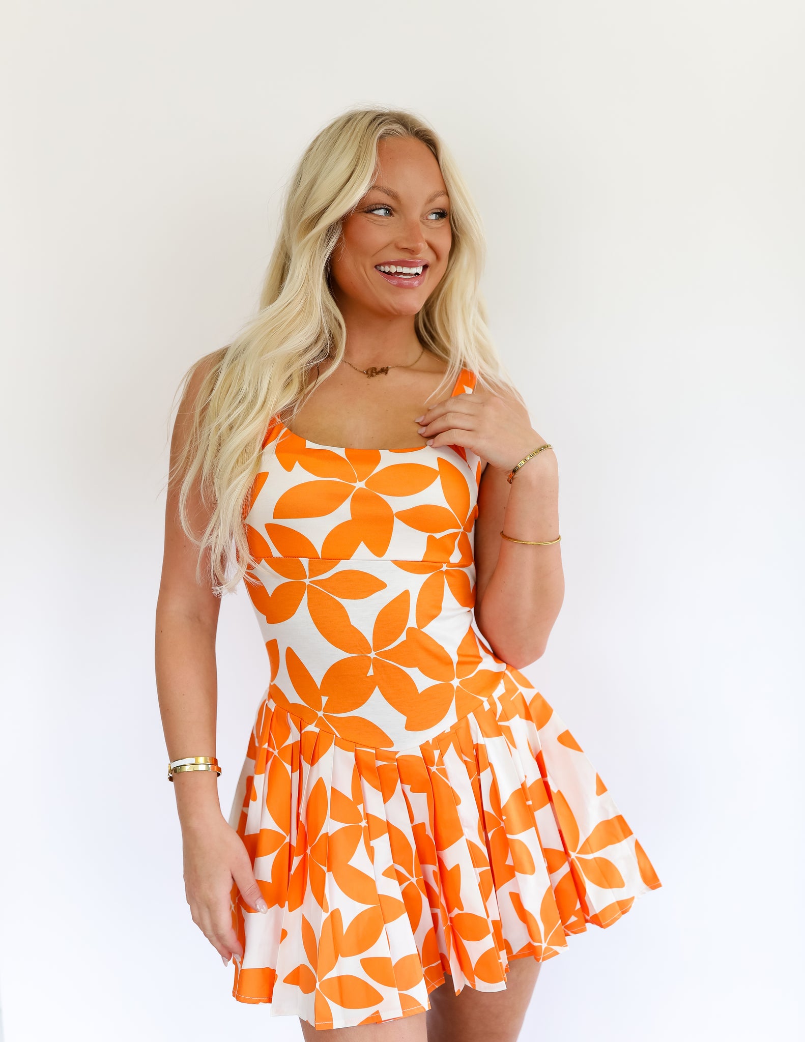 Betty Orange Active Dress