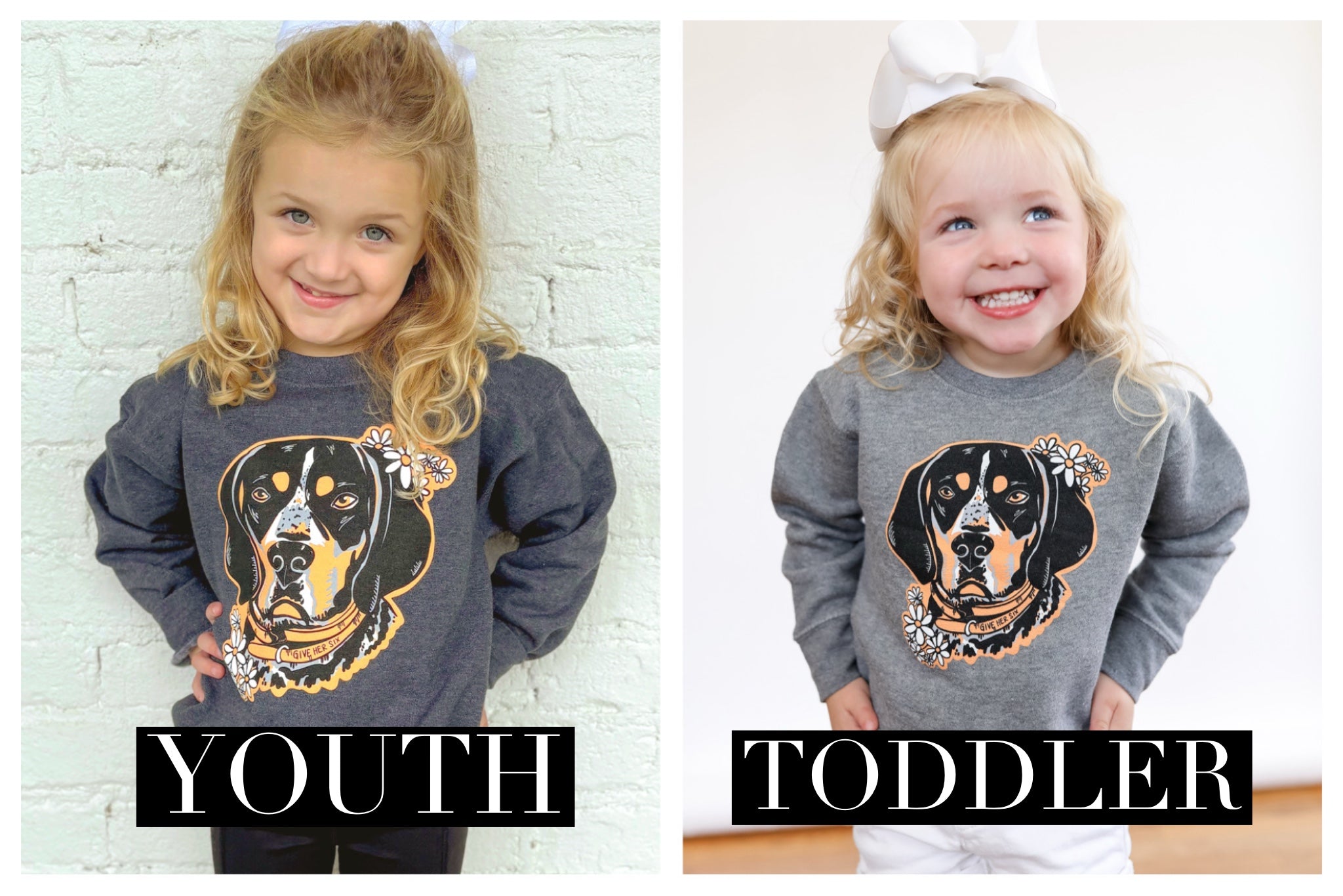 Kids: Dog and Daisy Sweatshirt