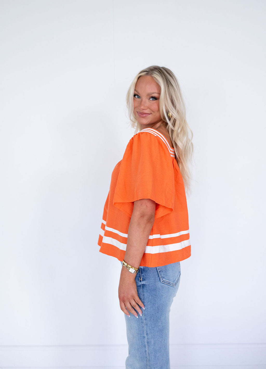 Betty Orange Top