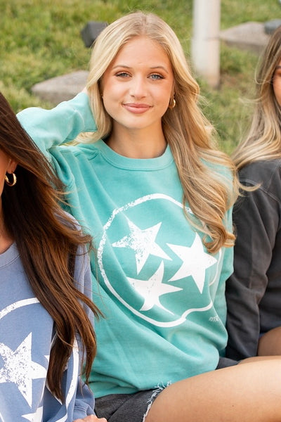 Oversized Sweatshirt - Green melange - Ladies | H&M US