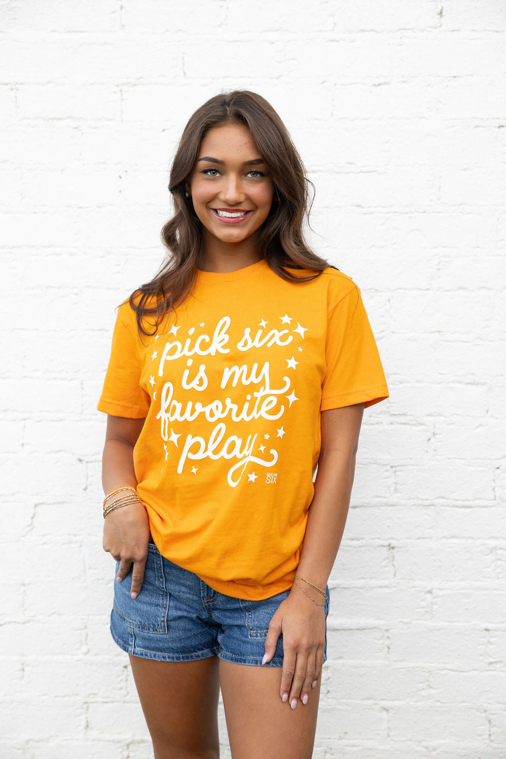 Pick Six Short Sleeve Tee