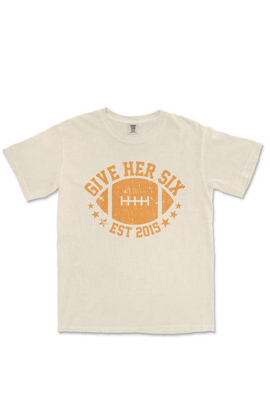 Ivory Give Her Six Graphic Crop