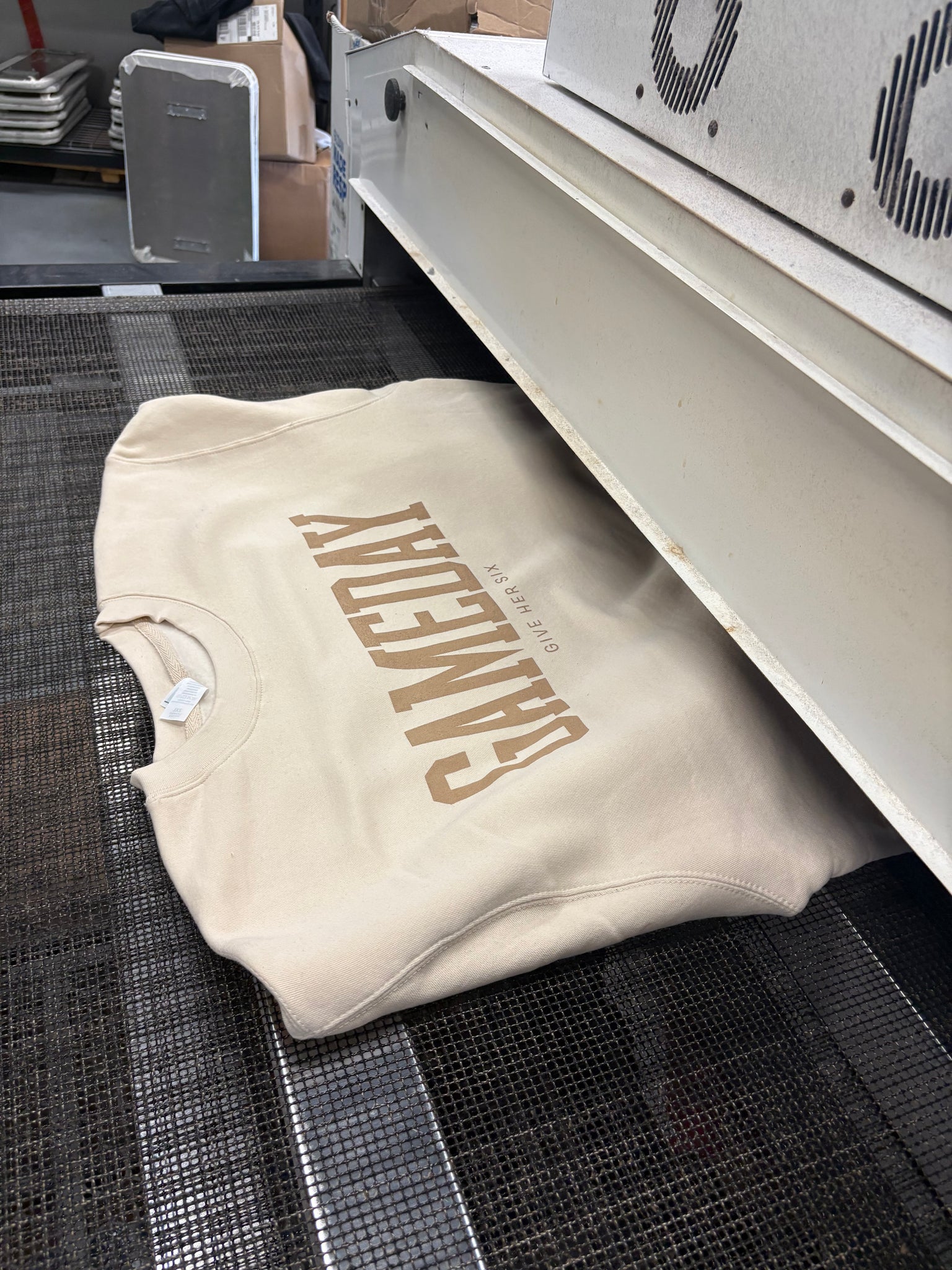 Game Day Cream Sweatshirt