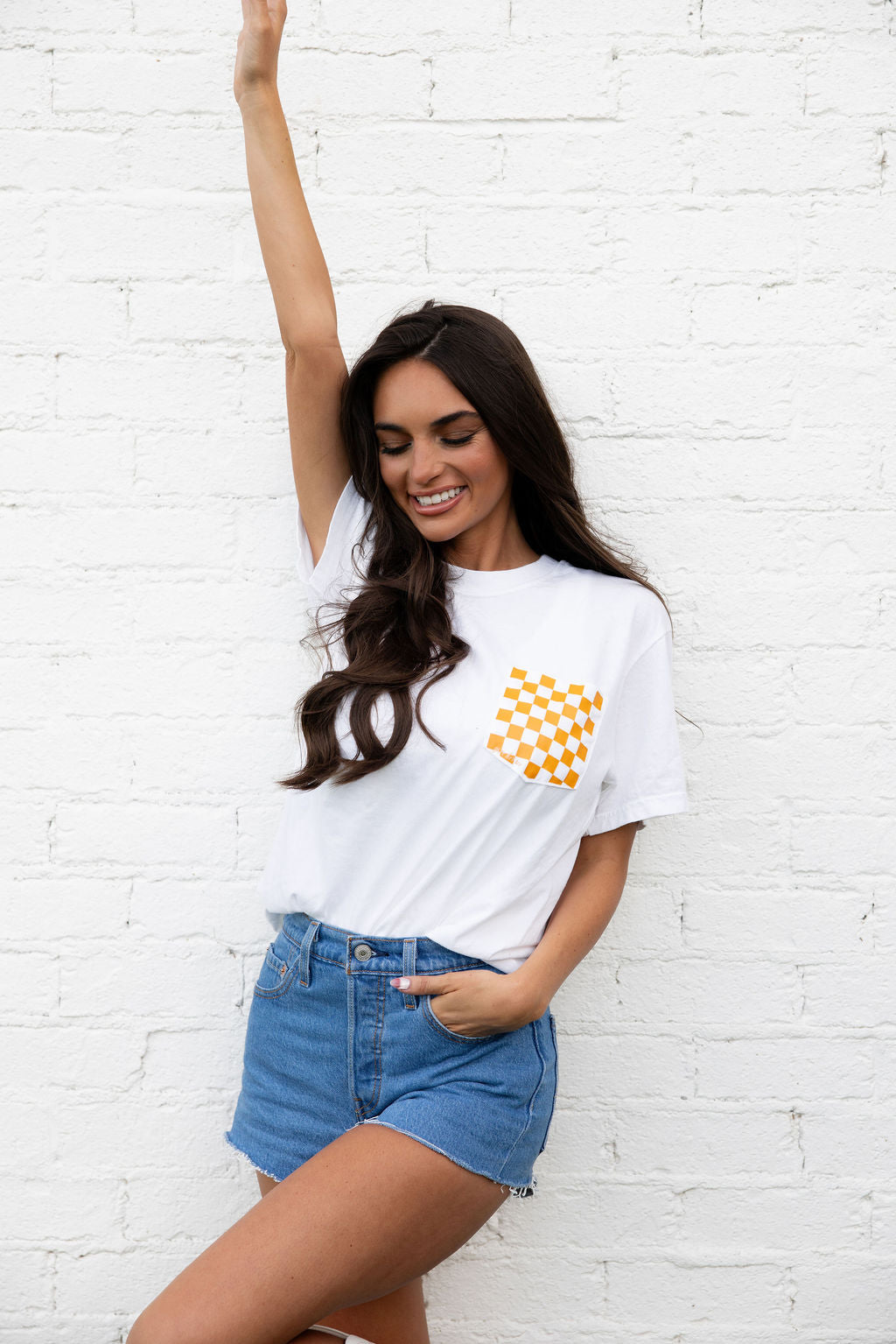 Checkered Pocket Tee