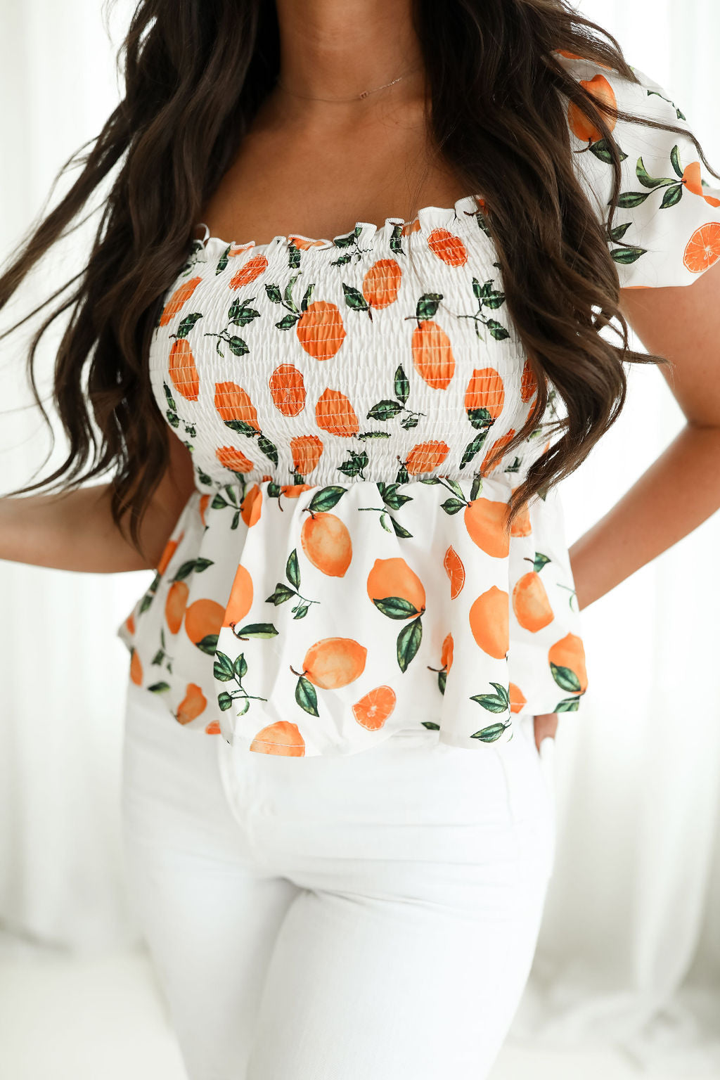 Emily's Oranges Top