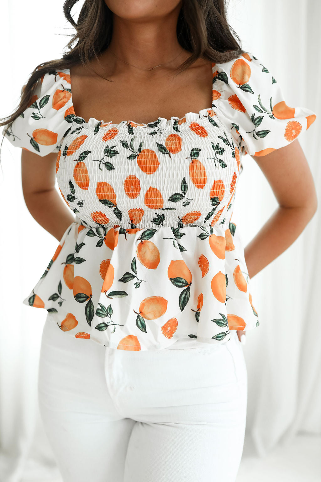 Emily's Oranges Top