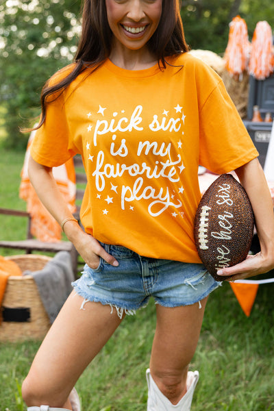Pick Six Short Sleeve Tee