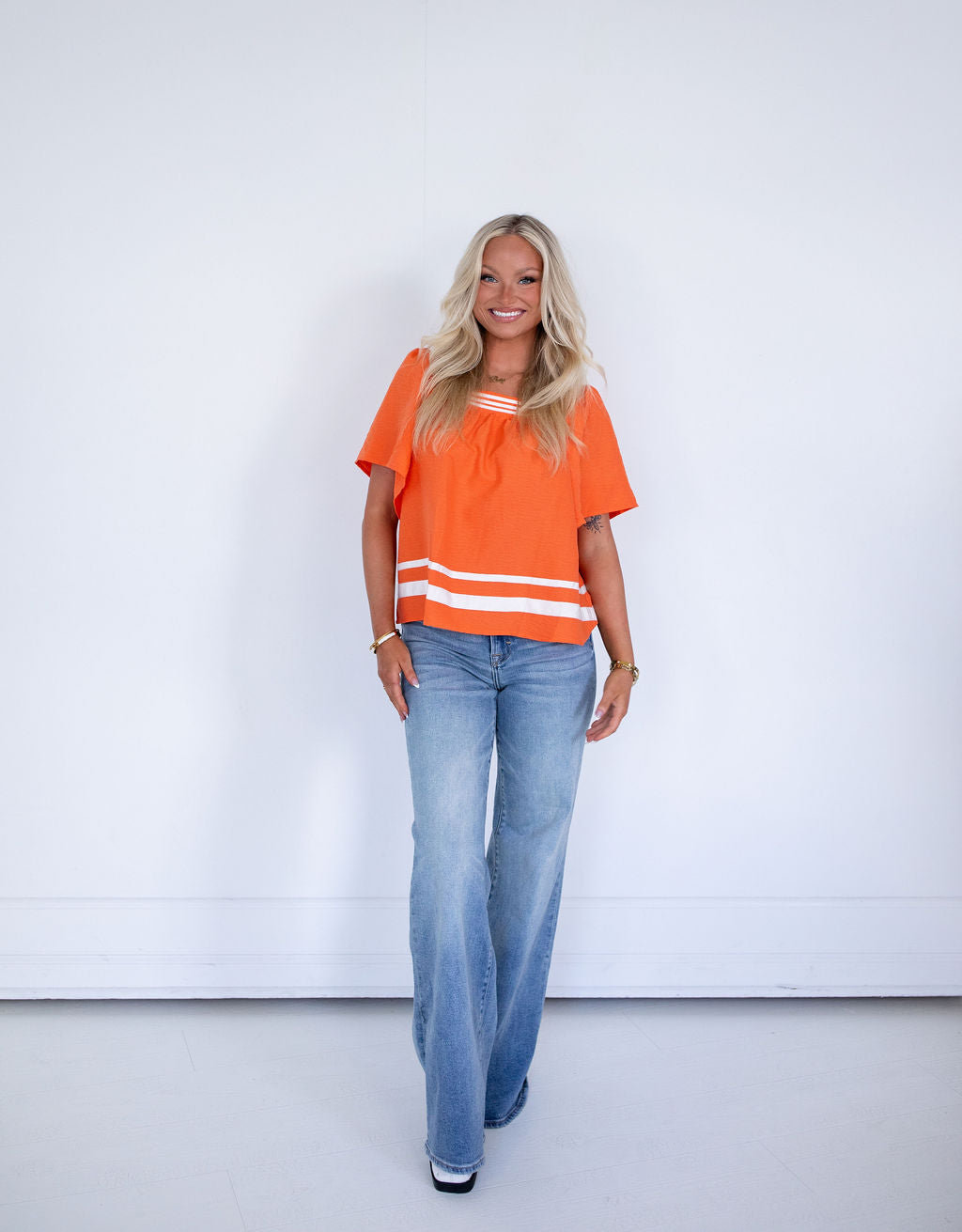 Betty Orange Top