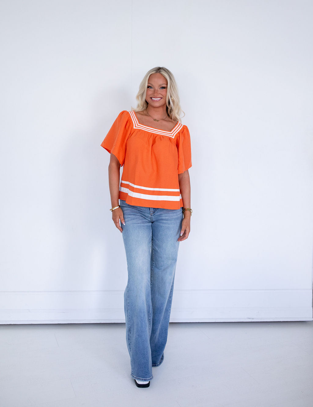 Betty Orange Top