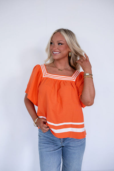 Betty Orange Top