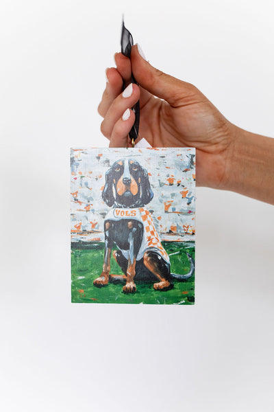 Tennessee Smokey Block Holiday Ornament