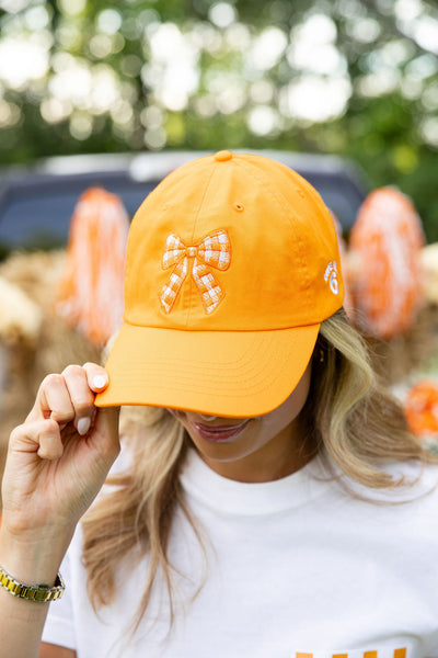 Orange Bow Hat