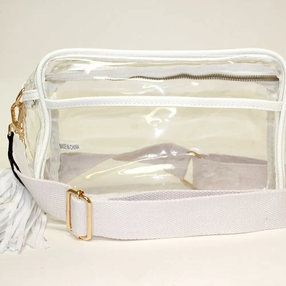 White Clear Soft Crossbody Bag