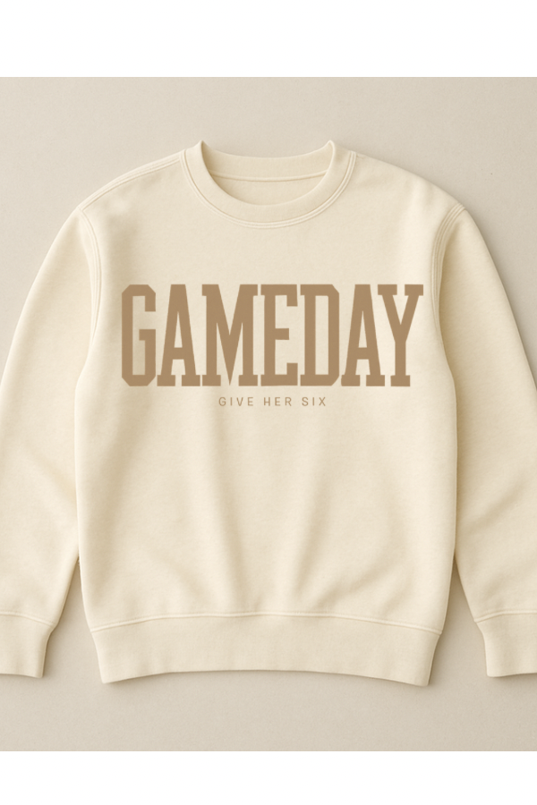 Game Day Cream Sweatshirt