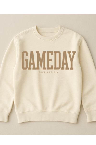 Game Day Cream Sweatshirt