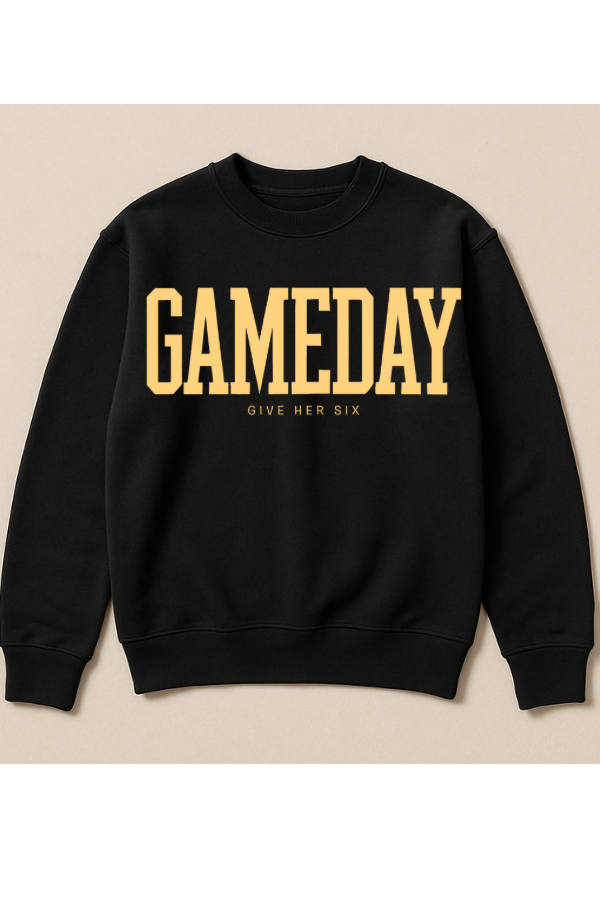 Game Day Black Sweatshirt