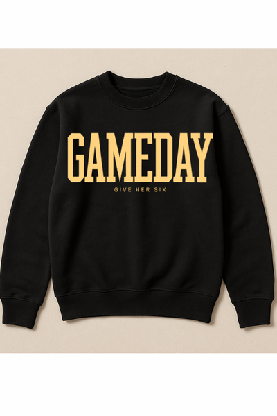Game Day Black Sweatshirt