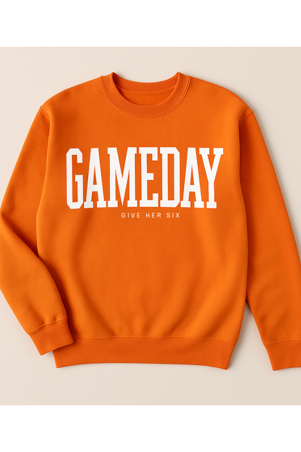 Game Day Orange Sweatshirt
