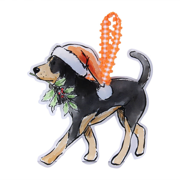 Bluetick Coonhound Holiday Acrylic Ornament