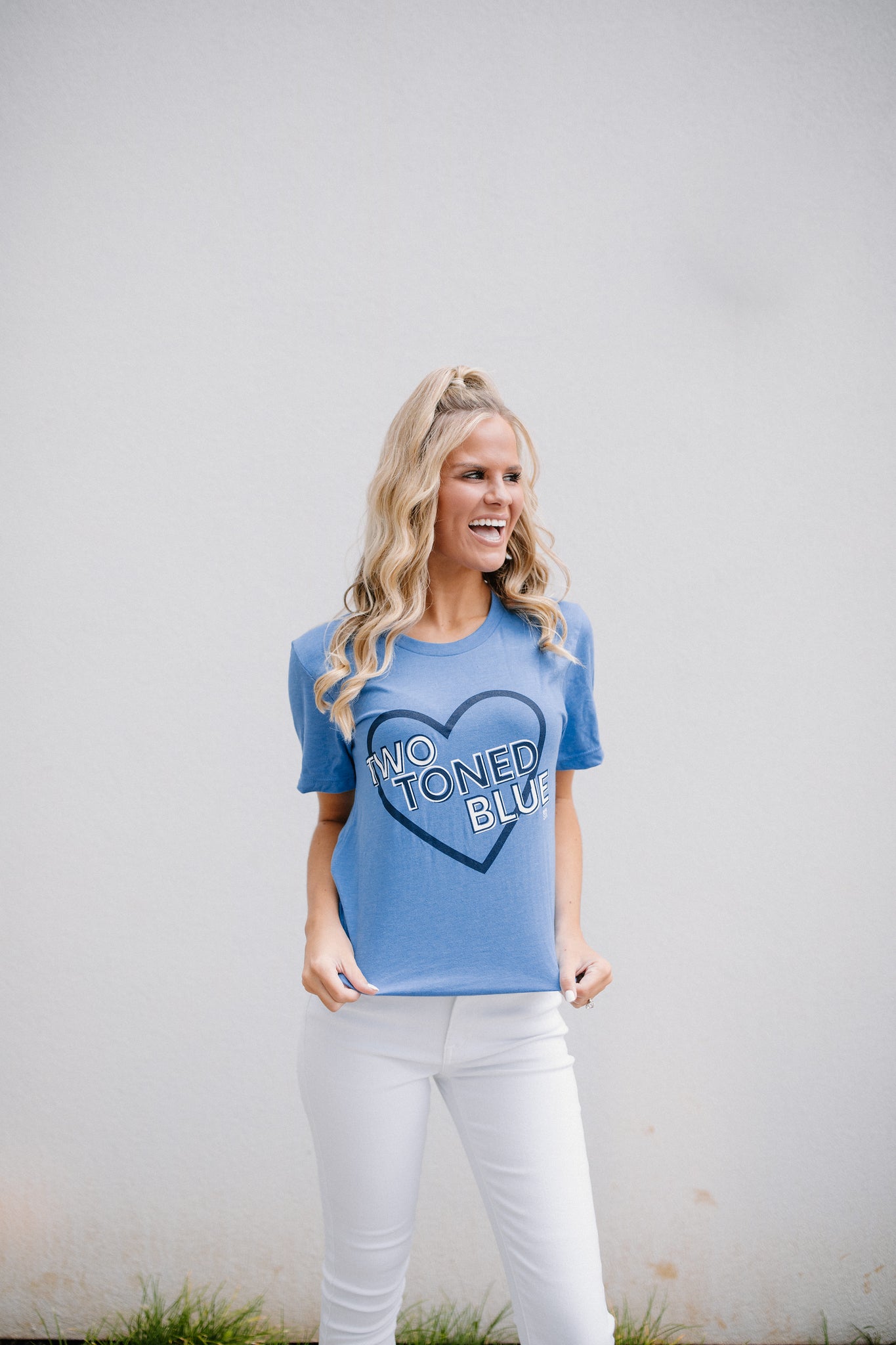 Two Toned Blue Tee