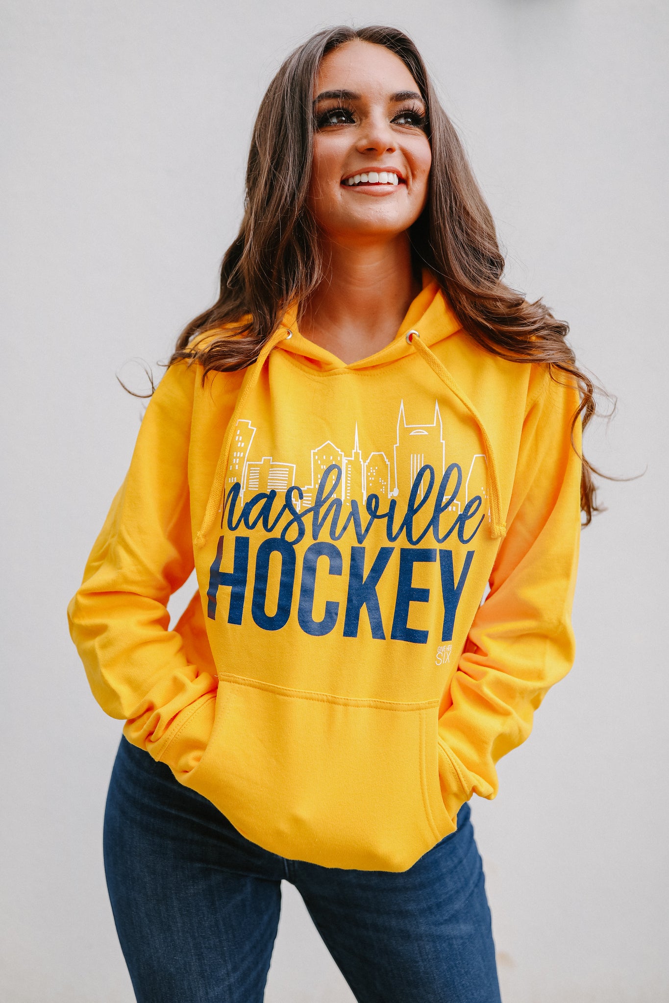 Nashville Hockey Gold Hoodie